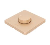 50W Volume Control Knob, 5 Gears Tuning in Wall Volume Controller Impedance Matching for Home Speakers, for Dedicated Audio Zone Volume Adjustment (Gold)
