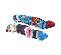 50x 0.46mm Guitar Picks Professional Celluloid Guitar Picks Colorful Triangle Guitar Picks Guitar Accessories For Unisex