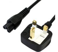 50X 1.8M Uk Mains Plug To C5 Clover Leaf Power Cable Lead 240V 5A Laptop Charger