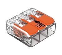 50x 3 Way WAGO 221 413 Electrical Splicing Connector