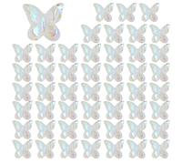 50x 3D Nails Art Charm Double Layers Nails Charm Manicure Supplies Nails Art Decorations For Women