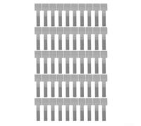 50x Adjustable Cord Organizers for Management of Data and Charging Cables at Home (Grey)