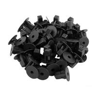 50x Black Plastic Bumper Clips for Toyota for lexus Mudguard