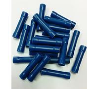 50x Blue Insulated Straight Butt Connector Electrical Crimp Terminals for Cable