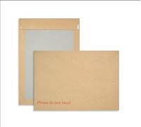 50x C4 / A4 Manilla Hard Board Back Envelopes - 324x229 mm - Cardboard Backed Please Do Not Bend Envelope with Peel & Seal Strip - Perfect for Mailing, Posting & Storing Important Documents