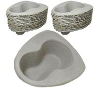 50x Caretex 2000ml Disposable Hospital Medical Cardboard Pulp Bed Pan Liners