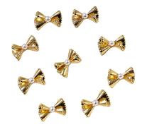 50x Cute Bowknot Nails Art Charms French Bow Nail Charms Nails Art Decorations Nail Supplies For Acrylic