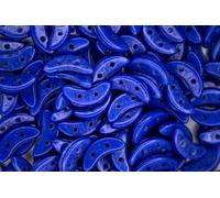 50x Czech Crescent Glass Beads 3x10mm Two Hole ColorTrends Opaque Riverside Unique Beading Supplies Jewellery Making Czech Republic