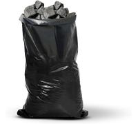 50x Heavy Duty Black Rubble Sacks, 40 Litre Capacity, TGL PACKAGING™ 100 Microns Extra Strong, Large Builder Bags
