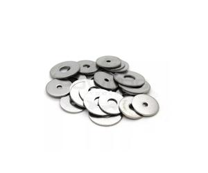 50x M5 x 15mm Penny Mudguard Washers A2 304 Stainless Steel Washers, Plain Wide Metal Washer, Flat Repair Washer, Large Metal Washers, Round Flat Spacer Repair Washer For Screws Bolts