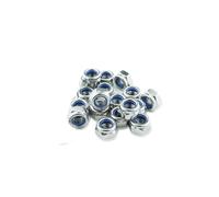 50X M8 A4 316 Marine Grade Stainless Steel Nuts, Self-Locking Nyloc Nylock Nuts Nylon Insert Locking Nuts for Bolts, Screws, and Fasteners, DIY & Industrial Use