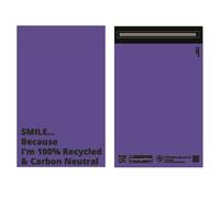 50x Mailer Bags Mailing Envelope Made from 100% Recycled Material Colourful Parcel Shipping Smart Mailer(17 x 22 Inch,Purple)