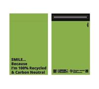 50x Mailer Bags Mailing Envelope Made from 100% Recycled Material Colourful Parcel Shipping Smart Mailer(15 x 18 Inch,Green)