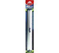 50x Maped 30cm Aluminium Ruler (2 Sided Scale and Protect System)