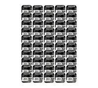 50x Maxell 364 363 SR621SW Watch Batteries 1.55V Bulk Pack Silver Oxide