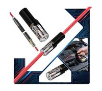 50x No-Strip Wire Connectors, Quick Electrical Connectors Push-in Terminal for 22-18 AWG, 300V 9A, Transparent Locking Mechanism, High Conductivity Contacts, for LED Strip Lights, Auto Maintenance