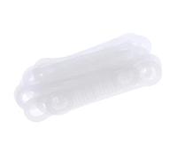 50x Non-Slip Silicone Clothes Hanger Grips Clothing Hanger Strips White L Not Specified