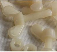 50x Nylon Butterfly Wing Screws, M5 x 20 mm, Machine Screws with Nuts and Washers