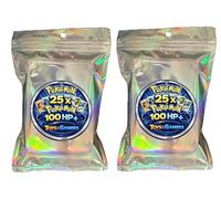 50x Pokémon Cards 100 HP+ Bundle | All High HP Assorted Lot | Official High HP Cards From TCG Pack in Iridescent Bag - Toys & Gamers