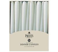 Prices Dinner Candles White 25cm Unscented 50 Bulk Pack 7 Hour Burn Dripless