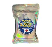50x Random Japanese Pokémon TCG Cards Bundle | Assorted Lot | Could Include Foils, Holos or Ultra Rares | Iridescent Bag - Toys & Gamers