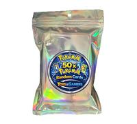 50x Random Pokémon Cards Bundle | Assorted Lot from Official TCG Sets | Mystery Pack in Iridescent Bag - Toys & Gamers