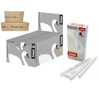 50x Silver Slim King Size Rolling Papers + 20x Ultra Slim Filter Tips Bundle in Premier Life Store Packaging
