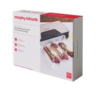 MORPHY RICHARDS Small Vacuum Sealer Bags - Pack of 50, Clear
