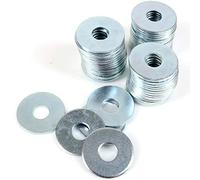 50x Small Repair Penny Washers M6 x 20mm Zinc Plated Steel Wide, Thick & Flat