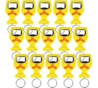 50X The Simpsons Get DUFFED! Bottle Opener Keyring, Yellow, TV Character Theme