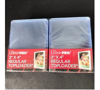 50x Ultra Pro Toploaders 3" x 4" Clear Rigid Card Sleeves for Poke, Mtg 35Pt
