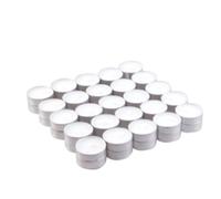 50X Unscented Tealight Candles - 4 Hour Burn, Versatile & High Quality