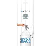 50x WHITE BRABANTIA BIN LINERS TYPE H 50-60 LITRE
