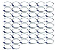 50x Worm Drive Hose Clip 70-90mm Rubber Water Coolant Pipe Workshop Fastener