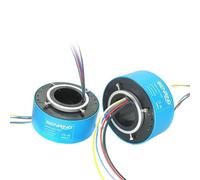 50x119mm Through Bore Slip Ring 360 Degrees Power Signal Transmission Transport Industry(50X119mm 8CH 5A)(50X119mm 6CH 10A)