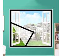 50x120cm,Window Screen Fly Screen Mesh Window Curtain DIY Net Keep Insect/Bugs/Flys/Mosquitoes Out