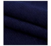 50X155cm Corduroy Fabric, Stretch Corduroy Fabric Solid Plain Thick DIY Sewing Materials Soft 8 Wicks Quilting Fabric for Clothing, Dress, Pants, Costume, Sofa, Throws, Pillow Cover (Color : Dark Blu