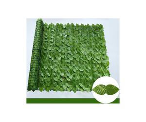 (50X300CM, green apple) 50X200cm Artificial Ivy Hedge Green Leaf Fence Panels Faux Privacy Fence Screen for Home Outdoor