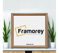 (50x50 CM) Oak Poster Frame / Square Size Wall Photo Frame / Modern Picture Frame / Handmade Gift