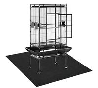 50x50 Inch Large Bird Cage Mat,Under Pet Cage Mat for Bird Cages, Dog Crate Mat Liner, Waterproof Felt Liner with Non-Slip Backing for Kennel Training, Floor Protector and Reptile Aquariums