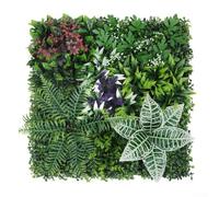 50X50cm Evergreen Artificial Living Wall Panels | Rain Forset- Home Garden Wall Decoration| Indoor and Outdoor Decor | Gives Natural Look to your Garden (1#)