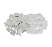 50x50mm 100Set Square Badge Making Parts Consumables For 50mm Square Button Maker DIY Making Badge Pins Multipurpose