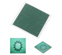 50x50mm Magnetic Field Viewer Film for Visualizing Static Magnetic Fields - Flexible Dark Green Educational Tool for Science Labs, Quality Control &(C)