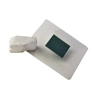 50x50mm Magnetic Field Viewer Film for Visualizing Static Magnetic Fields - Flexible Dark Green Educational Tool for Science Labs, Quality Control &(A)