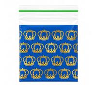 50X50mm, Ziplock Bags, baggies, 2X2 Inch, Mini Plastic Bags (Crown)