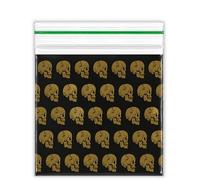 50X50mm, Ziplock Bags, baggies, 2X2 Inch, Mini Plastic Bags (Skull)