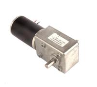 50ZY Double Shaft Turbine Worm DC Reduction electronic starter 50W 12V 24V 1.5-295RPM High Torque Lifting electronic starter MQXFCZUX(295RPM_12V MOTOR)