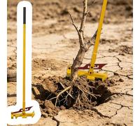 51 1/8 in Tree Root Extraction Tool, Unbreakable corn Stalks Post Puller Planting & Uprooting, Fence Post Puller w/Long Adjustable Handle