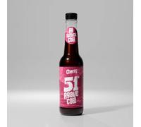 51 Agave Cola | Different Flavours | ORIGINAL-CHERRY-SPICED-TROPICAL | Naturally Sweetened | Gluten-Free | 12 PACK by LuckyBoy SAKA (12 x 275ml, CHERRY)