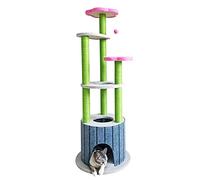 51" Cat Climbing Frame, Indoor Multi-Storey Flower Cat Frame, Suitable for Jumping Climbing & Entertainment